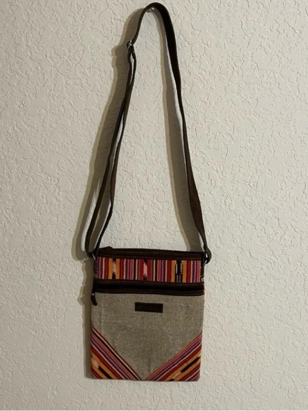 Guatemala Southwestern Crossbody Bag Colorful Woven Textured Boho Purse